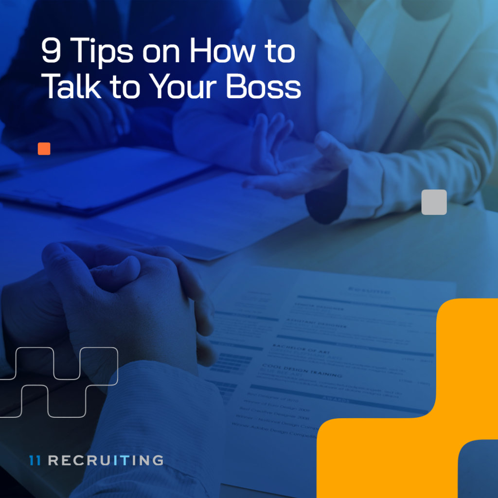How to Talk to Your Boss