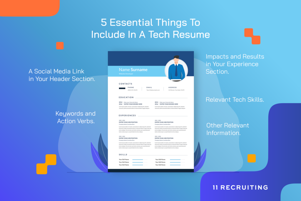 5 Essential Things To Include In A Tech Resume